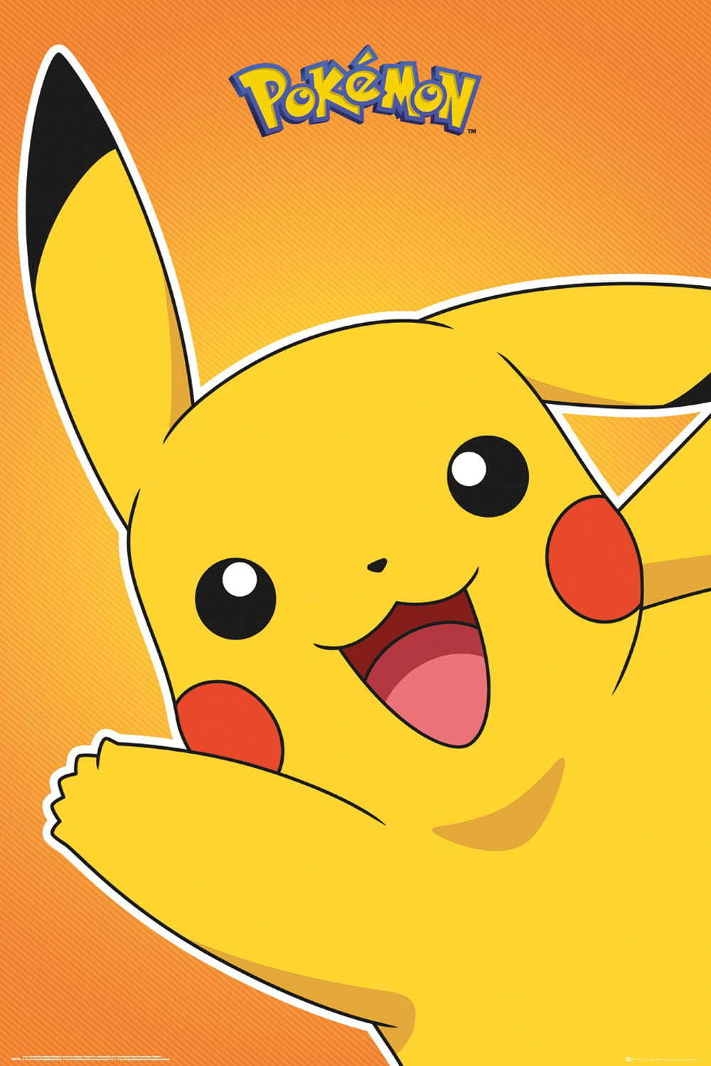 Pokemon - TV Show & Gaming Poster (Pikachu)