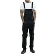 thumbnail image 3 of Men's Denim Bib Overalls Fashion Jumpsuit Workwear Slim Fit Dungaree Pants Jumpsuit with Pocke, 3 of 7