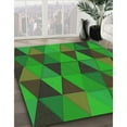 thumbnail image 3 of Ahgly Company Machine Washable Indoor Rectangle Transitional Lime Green Area Rugs, 8' x 12', 3 of 7