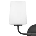 thumbnail image 2 of 853452BK Lark Kline - 24W 2 LED Bath Vanity-11 Inches Tall and 14.25 Inches Wide-Black Finish, 2 of 11