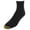 Black, variant on Gold Toe Non-Binding Quarter Full Cushioned Socks (3 Pair) (Men)