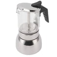 thumbnail image 4 of Cafetera de acero inoxidable de doble válvula, resistente a altas temperaturas, multifuncional, portátil, para el hogar, cafetería, 300 ml, 4 of 14