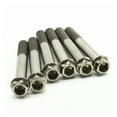 thumbnail image 4 of Titanium Bolts M8 M10 Ti Bolt Steel Color Motor Bike Hexagon Hollow Flange Head Screws Ti Fastener 1 PIece ,Easy to Use, 4 of 4