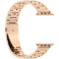 thumbnail image 2 of Dwitch Compatible with Apple Watch Band 49mm 45mm 44mm 42mm 41mm 40mm 38mm, Business Metal Watchband fits for iWatch Band Series 10, Ultra 2, SE, Ultra Series 9 8 7 6 5 4 3 2 1 Men & Women,Rosegold, 2 of 7
