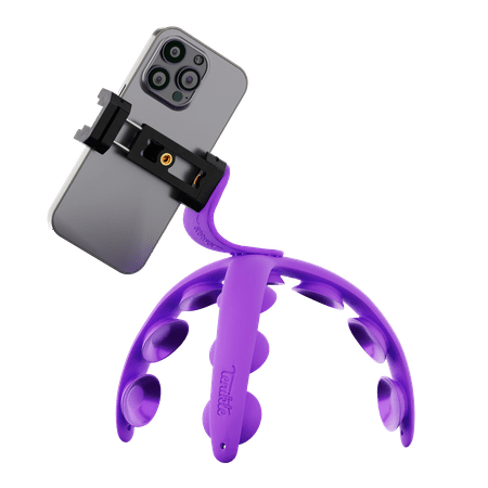 Tenikle - PRO Bendable Suction Cup Tripod Mount - Purple