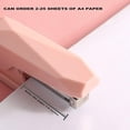thumbnail image 3 of Stapler With Staples,small Heavy Duty Staplers For Desk (pink), 3 of 5