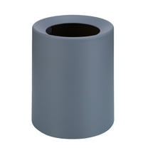 Supvox Kitchen Trash Can Wastebasket Plastic Grey 1Pcs