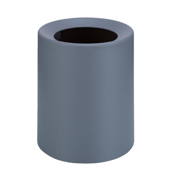 Supvox Kitchen Trash Can Wastebasket Plastic Grey 1Pcs