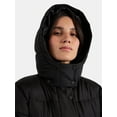 thumbnail image 4 of Ozark Trail Women's and Women's Plus Ultra Long Puffer Coat, Size XS-2X, 4 of 7