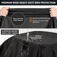 thumbnail image 5 of Bike Cover for 2 Bikes, 900D Waterproof Bicycle Cover with 6m Elastic Cord for Outdoor Storage and Transport, 5 of 5