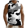 thumbnail image 4 of Gamivast Plus Size Sun Protection Hoodie for Men Sleeveless Muscle Fit Summer Hoodies Lightweight Breathable Sun Hoodie for Athletic Training And Outdoor Activities, 4 of 8