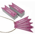 thumbnail image 3 of Inkdotpot Silver Foil Paper Hang Tags Happy Retirement Favor Tags 50 Pieces, 3 of 6