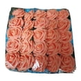 thumbnail image 1 of Artificial Flowers 25pcs Fake Roses with Stems and 2 leaves for DIY Wedding Bouquets Party Decor, 1 of 5