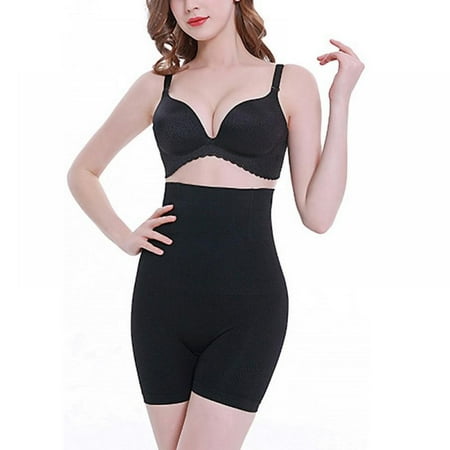 Project Retro Women Butt Lifter Shapewear Hi-Waist Tummy Control Body Shaper Shorts Waist Trainer Panty