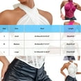 thumbnail image 3 of Qulqfy Womens Fashion Corset Top White Lace Shapewear Solid Halter Party Corset Tops for Women, 3 of 4