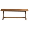 thumbnail image 3 of Linon Midwest Wood Corner Dining Breakfast Nook with Table and Storage, Seats 5-6, Pecan, 3 of 6
