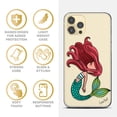 thumbnail image 4 of Case Yard iPhone-12-Pro-Max Case Clear Soft & Flexible TPU Ultra Low Profile Slim Fit Thin Shockproof Transparent Bumper Protective Cover Drop Protective Cell Phone Cases (Princess of the Sea), 4 of 8