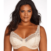 PLAYTEX Cafe/Ivory Love My Curves Thin Foam with Lace Bra, US 36C, UK 36C, NWOT