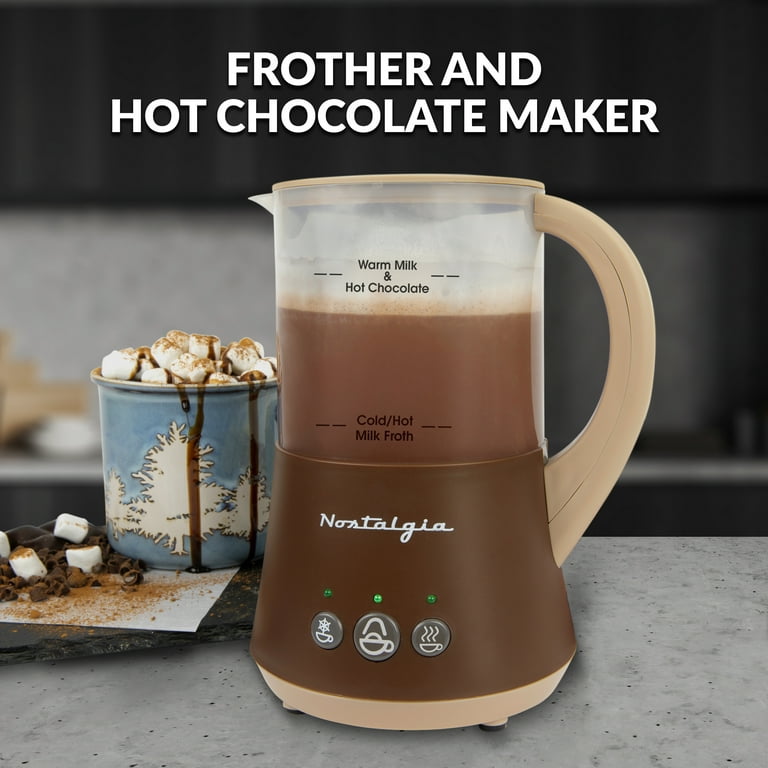 Nostalgia FHCM4BR Frother & Hot Chocolate Maker