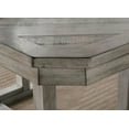 thumbnail image 3 of Rustic Gray Dining Table - 60" Rectangular, Diamond Wood Grain, Wire-brushed Finish, Trestle Base, Seats 6. Perfect for Dining Room., 3 of 6