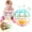 C, variant on PEONAVET Baby Rattle Ball Infant Soft Rubber Rattles Press The Soothing Newborn Kid Early Education Fitness Soft Rubber Ball Hand Grasping Ball 0-1 Years Old Christmas Gifts on Clearance