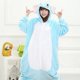 thumbnail image 1 of Pijamas Kigurumi de dibujos animados de Anime, Mono con capucha para mujer adulta, Animal, Halloween, Navidad, punto, cerdo, perro, ropa de dormir, 1 of 4