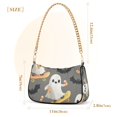 thumbnail image 3 of FORMRS Womens Shoulder Bag with Chain Strap Clutch Purse Cute Tote Handbag, Cute Ghosts, 3 of 7