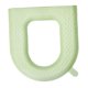 thumbnail image 5 of Almohadillas para tapa de asiento de inodoro con asa, fácil instalación, más gruesas, reutilizables, limpiables, autoadhesivas para oficina, baño, Verde claro, 5 of 8