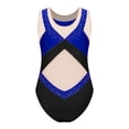 thumbnail image 5 of Aislor Kids Girls Gymnastic Leotard Sparkly Ballet Athletic Activewear Classic Dancewear Royal Blue 6, 5 of 7
