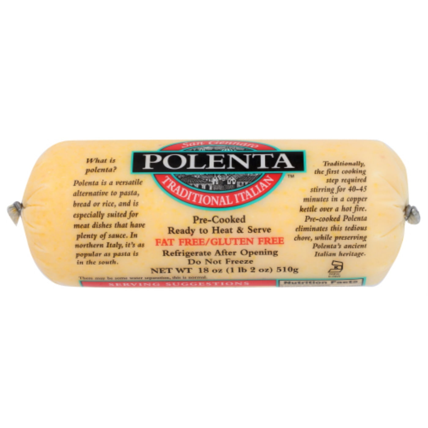 San Gennaro Foods San Gennaro Polenta, 18 oz