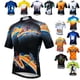 thumbnail image 2 of Maillot de ciclismo de montaña Weimostar, camiseta de ciclismo de verano, camiseta de manga corta transpirable para bicicleta, ropa de ciclismo de carretera, camisetas, maillot, 2 of 5
