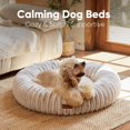 thumbnail image 2 of Cama para perro calmante para perros ansiosos cama moderna estética para gatos con estampado degradado camas redondas para mascotas con funda lavable, 2 of 8