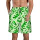 thumbnail image 1 of Balery Green Lizard Traje de Baño Estilo Hawaiano para Hombre, Shorts de Secado Rápido con Bolsillos-Medium, 1 of 6