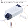 thumbnail image 5 of Uxcell 8-12W 300mA LED Driver AC 85-265V Output 24-42V DC Male Connector Transformers 2Pcs, 5 of 5