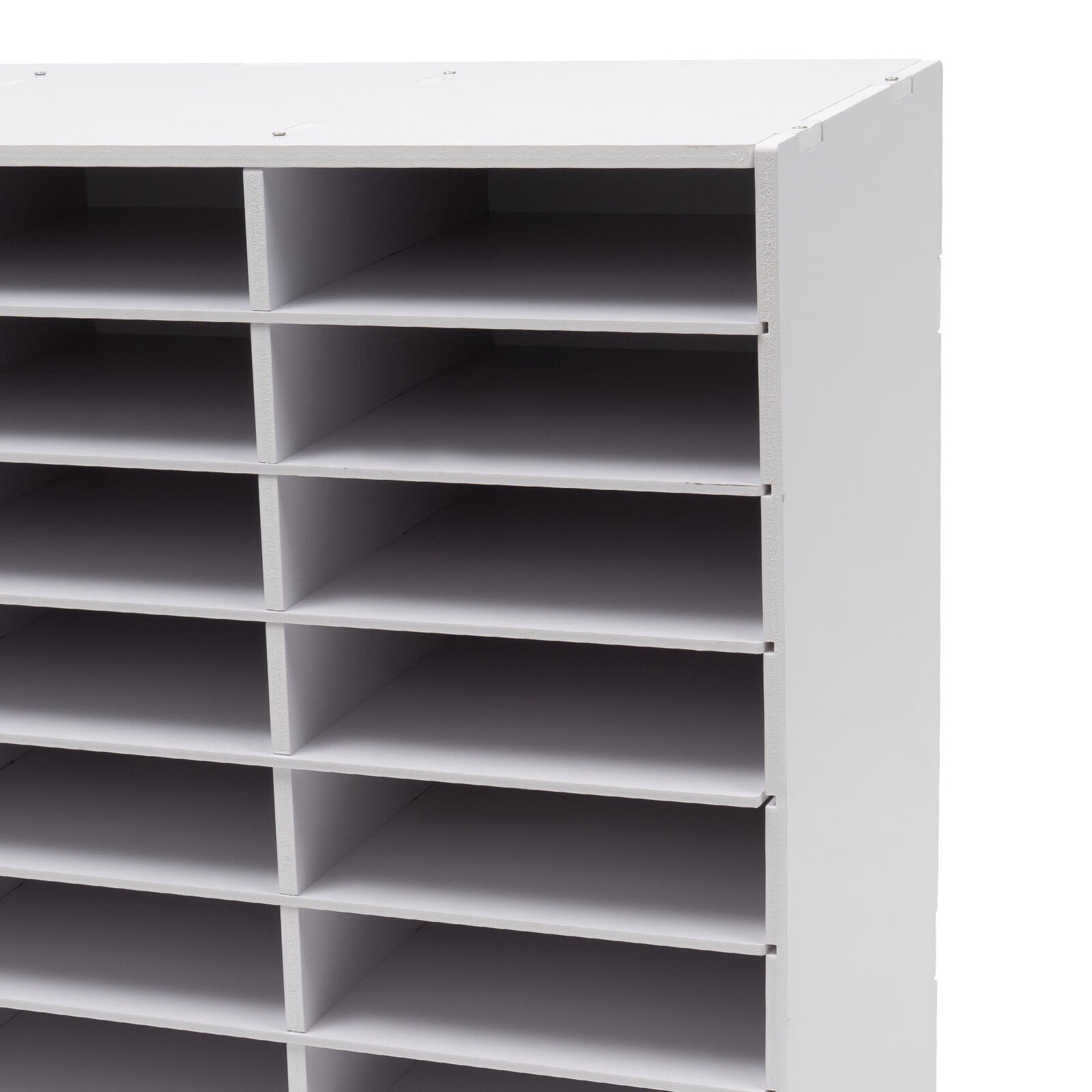 24 Compartments Literature Organizer File Sorter Paper Storage Holder Office  Used to Organize Student Assignments, Books, Magazines, Files.