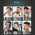 thumbnail image 2 of Hair Clippers,Cordless Beard Trimmer for Men,Electric Razor Shaver with LED Display,IPX7 Waterproof Beard Grooming Kit for Hair/Mustache/Nose/Body, 2 of 8