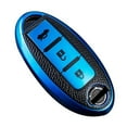 thumbnail image 3 of For Tpu Leather Car Key Fob Case Cover For Nissan For Qashqai For Trail For Versa Style 1 Blue, 3 of 10