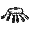 thumbnail image 1 of Porte-embouts 1/4 Pouce Hexagonal Porte-Embouts de Tournevis Rallonge de Barre Porte-Clés Adaptateur de Vis Porte-Embouts Noir, 1 of 5
