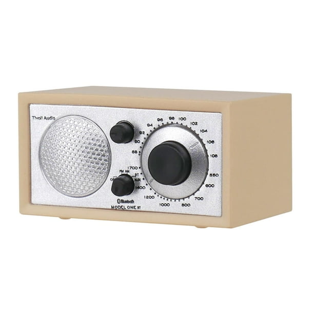 Reproductor de Audio en miniatura perfecl para casa de muñecas Radio de juguete Color de la madera