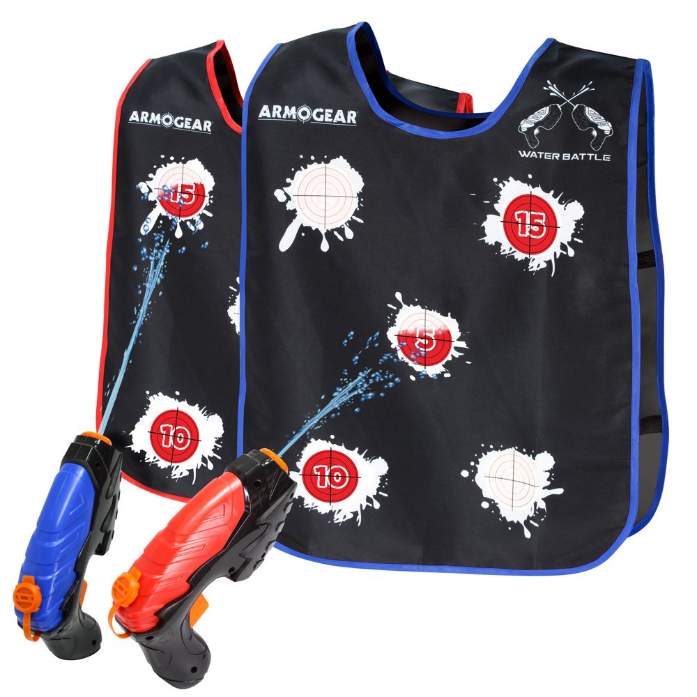 ArmoGear Water Guns & Water Activated Vests Water Toy for Kids in The Backyard Great Outdoor