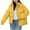 Yellow, variant on Htigea Clearance Women's Winter Coat Packable Short Length Quilted Puffer Parka Coat - Hooded Outerwear Jacket for Women Today Sales Pink,XL