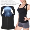 thumbnail image 3 of Corsé de Atrenamiento de Cintura Con Chaleco de Sauna Con Cremallera, Camisetas Sin Mangas para Abrenamiento Moldeador de Cuerpo Adelgazante Para Mujeres y Hombres, 3 of 7
