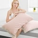 thumbnail image 1 of Fundas de almohada de algodón de 4 capas con cierre de snap desmontable, Rosa, 1 of 6