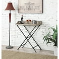thumbnail image 1 of Convenience Concepts Wyoming Table de Service Pliante en Noir, 1 of 2
