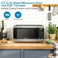 thumbnail image 6 of 900-watt Countertop Microwave Oven, 0.9 Cubic Feet, Stainless Steel, 6 of 6