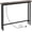 Charcoal Gray, variant on 39" Console Table with Power Outlet, Narrow Sofa Table, Rustic Brown | Entryway Table with Charging Station & 4.9 Ft Extension Cord & Adjustable Feet, behind Couch Table for Living Room, Hallway