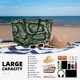 thumbnail image 5 of Easygdp Green Snakeskin Bolsa de Viaje de Playa de Gran Capacidad, Bolsa Tote Perfecta para la Playa, Escapadas de Fin de Semana y Viajes, 5 of 7