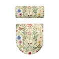 thumbnail image 2 of HELLHERO Easter Flowers Soft Stretch Fit Set of 2 with Elastic Bottom Toilet Seat Covers Toilet Top Cover Stays in Place, 2 of 8