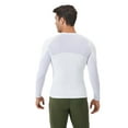 thumbnail image 3 of Baywell Men’s Fitness Compression Shirts Long Sleeve Quick Dry Compression T Shirt Breathable Running Workout Athletic Top Base Layer Undershirt S-2XL, 3 of 6