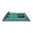 thumbnail image 2 of Ahgly Company Indoor Square Abstract Light Blue Contemporary Area Rugs, 4' Square, 2 of 4